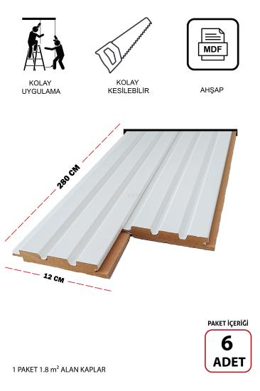 Yüzlerce Renk Seçeneği Mdf Lambri Panelleri